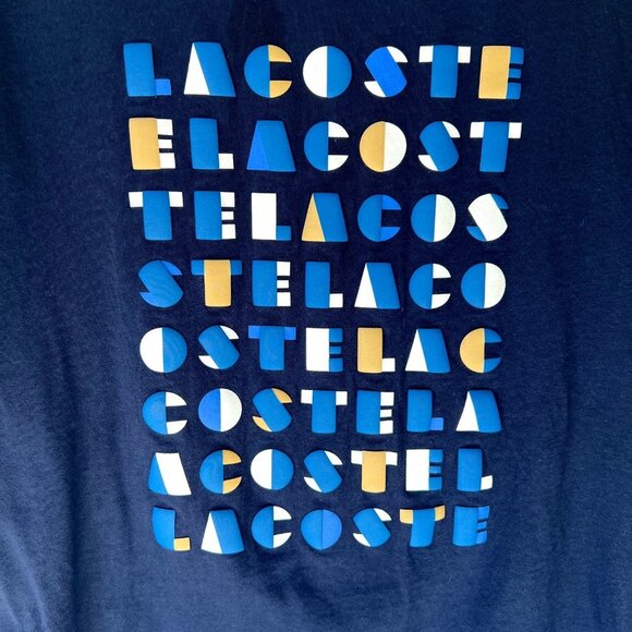 Lacoste graphics T shirt size Small - Picture 2 of 7